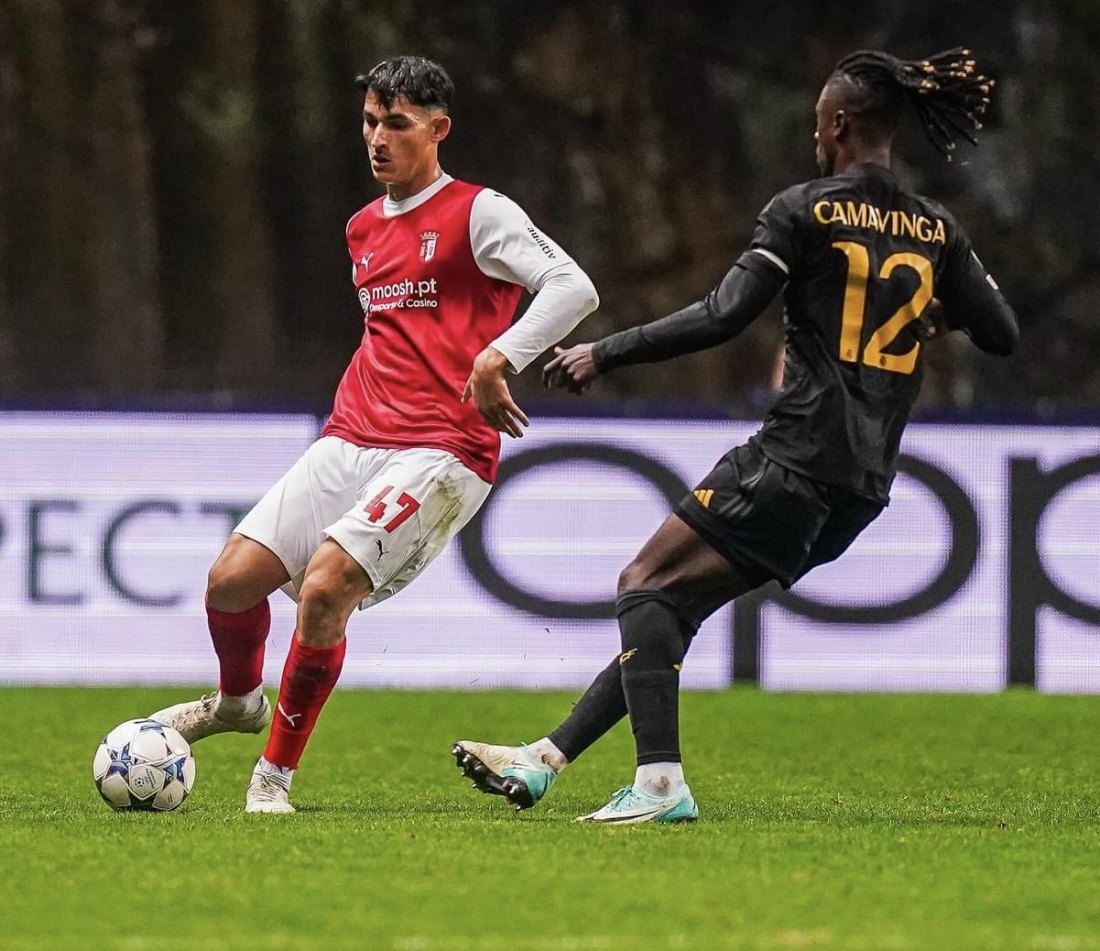 Diogo Fonseca made his Champions League debut