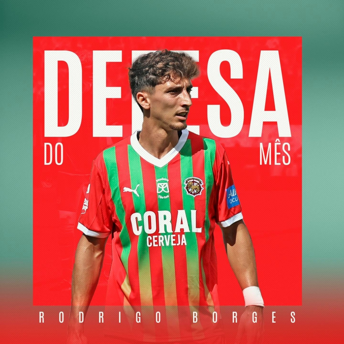 Rodrigo Borges is Defender of the Month
